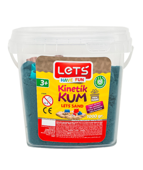 Nisip kinetic "Blue", 1000 gr